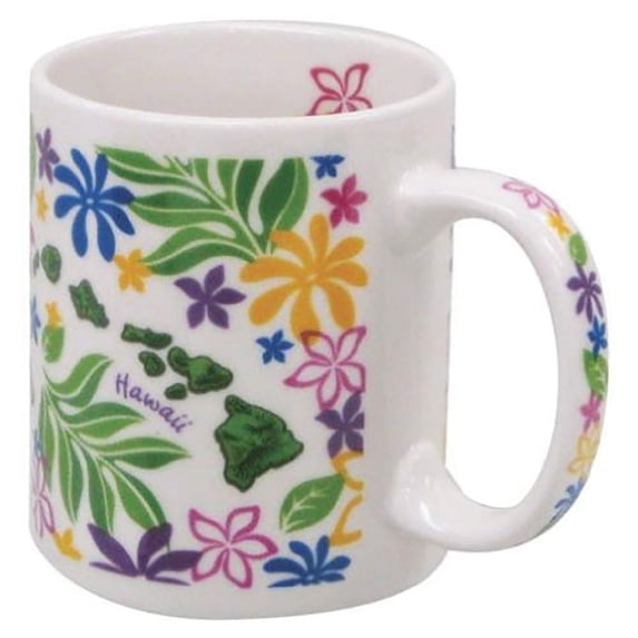 Island Chain Floral 11 oz Stoneware Mug