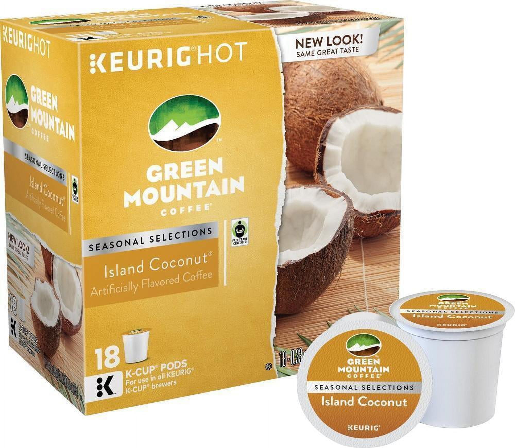 Island Coconut Coffee 36 count  K cups