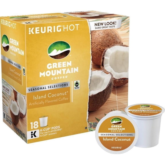 Island Coconut Coffee 36 count K cups