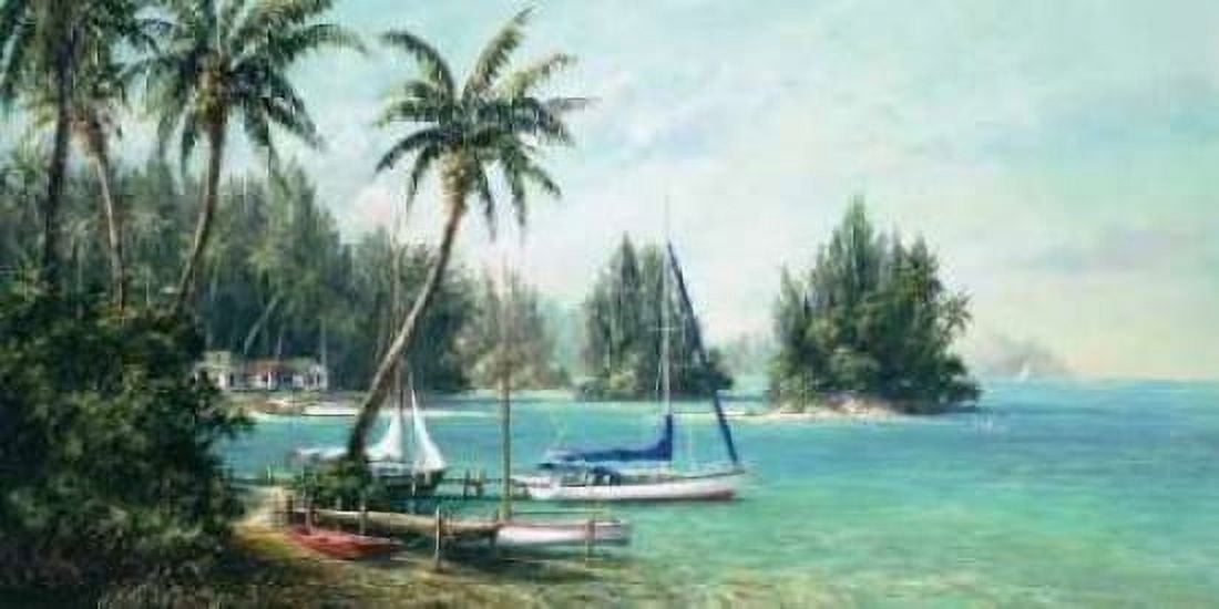 Island Cove Canvas Art - Art Fronckowiak (10 x 20)