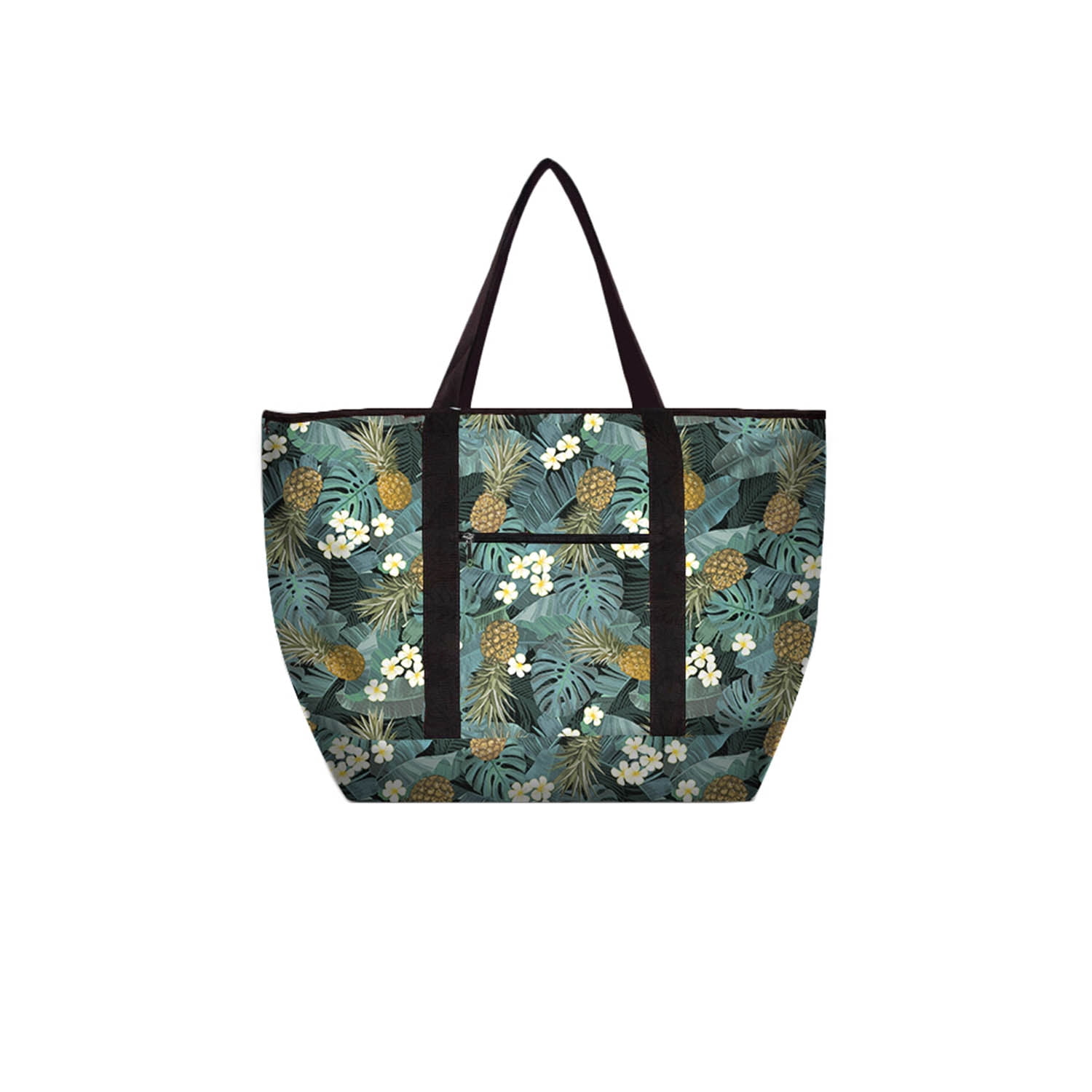 Island Crew Hawaii Large Insulated Picnic Tote Bag, Monstera