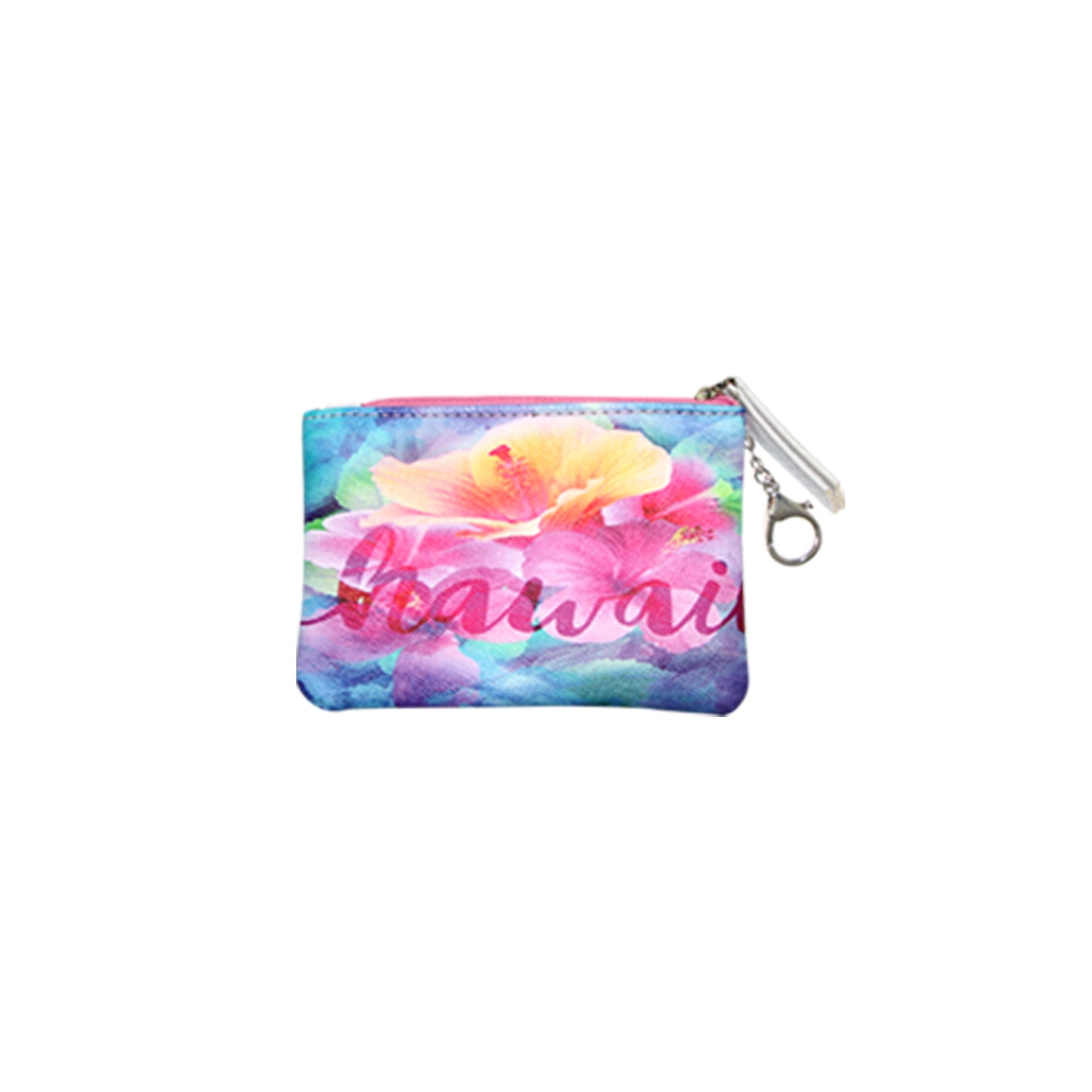 Island Crew Hawaii Pouch-Small Hibiscus HI