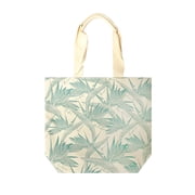 Island Crew White Birds of Paradise Canvas Tote