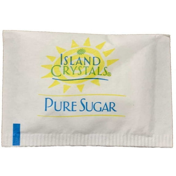 Island Crystals Sugar Packet, 0.1 ounce -- 2000 per case