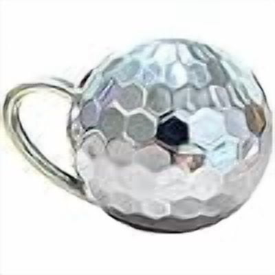 Island Dogs 22 oz Giant Disco Ball Ceramic Coffee Mug – Metallic Silver Mirror Ball Mug, Funny Gag Gift for Coffee Lovers, Unique Kitchen Accessory, Perfect for Parties or Daily Use