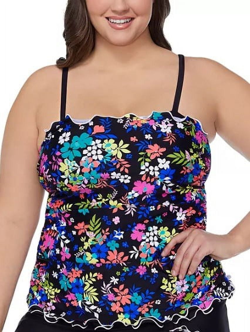 underwire bandeau tankini