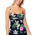 thumbnail image 1 of Island Escape Tahiti Convertible Tankini Top, Created For Macy's Women's Swimsuit, 1 of 3