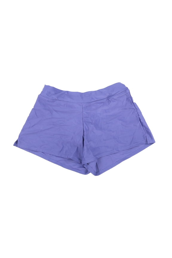 Women's Swim Short Bottoms Solid Navy 6 New