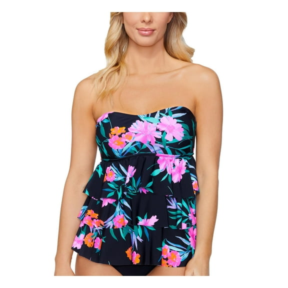 Island Escape Womens Beachwear Summer Tankini Swim Top