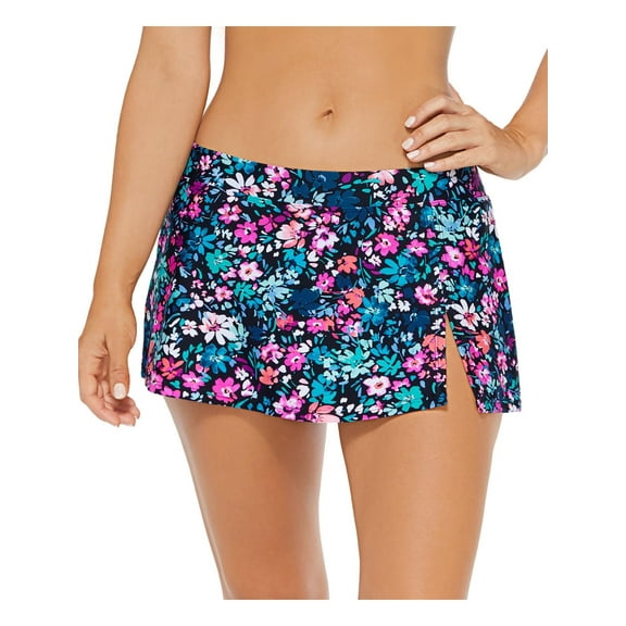 Island Escape Womens Printed Skirtini Swim Bottom Separates