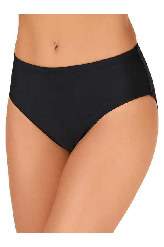 Womens Solid Bikini Swim Bottom Separates