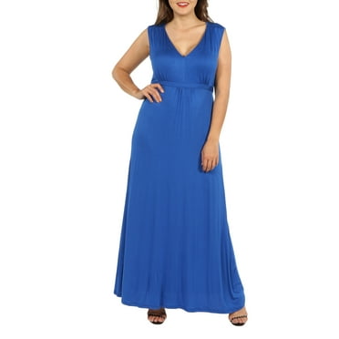 Island Fire Plus Size Maxi Dress