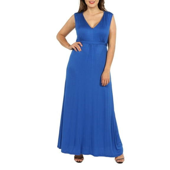 Island Fire Plus Size Maxi Dress