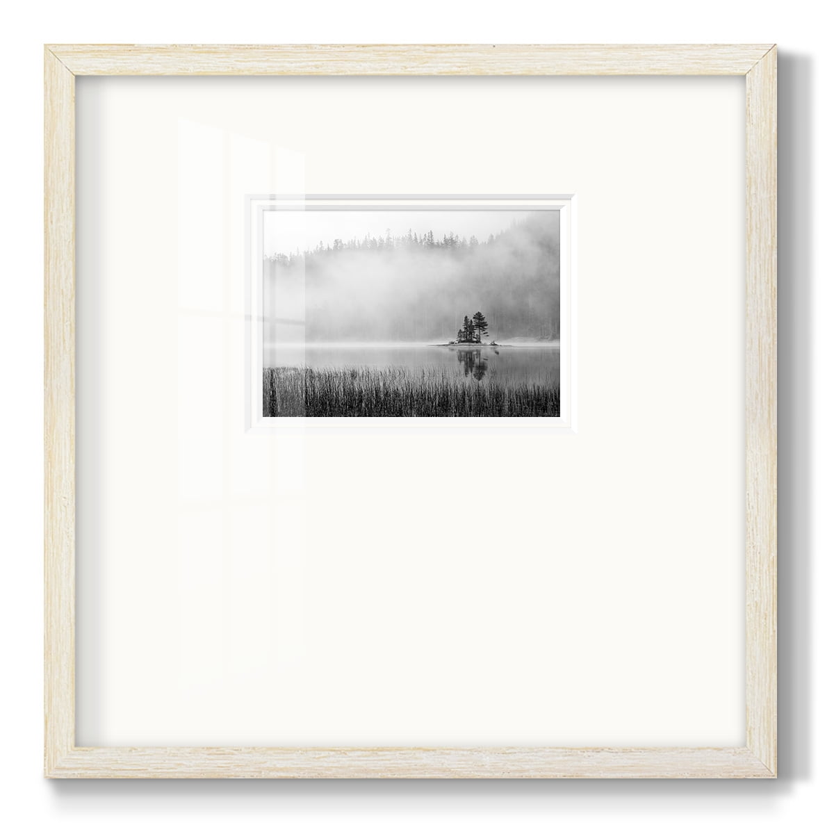 Island FogPremium Framed Print