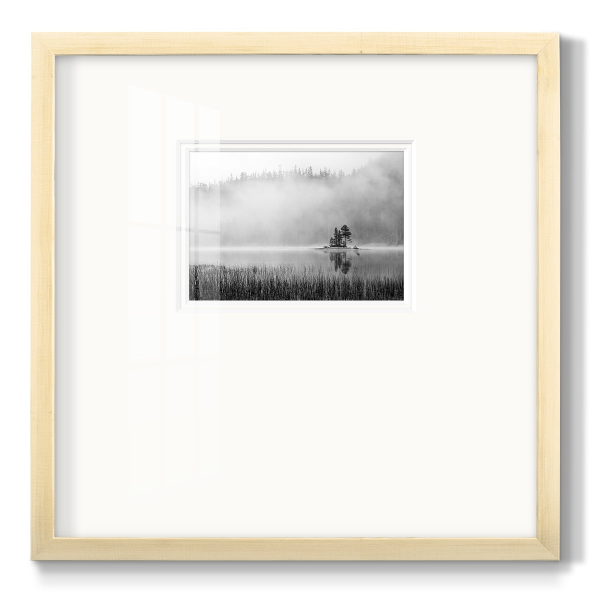 Island FogPremium Framed Print