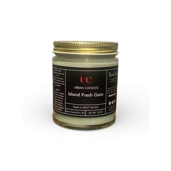 Island Fresh Gain Scented Candle 8 oz