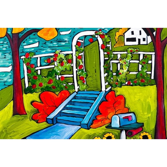 Island Garden by Ben Mann Poster Print