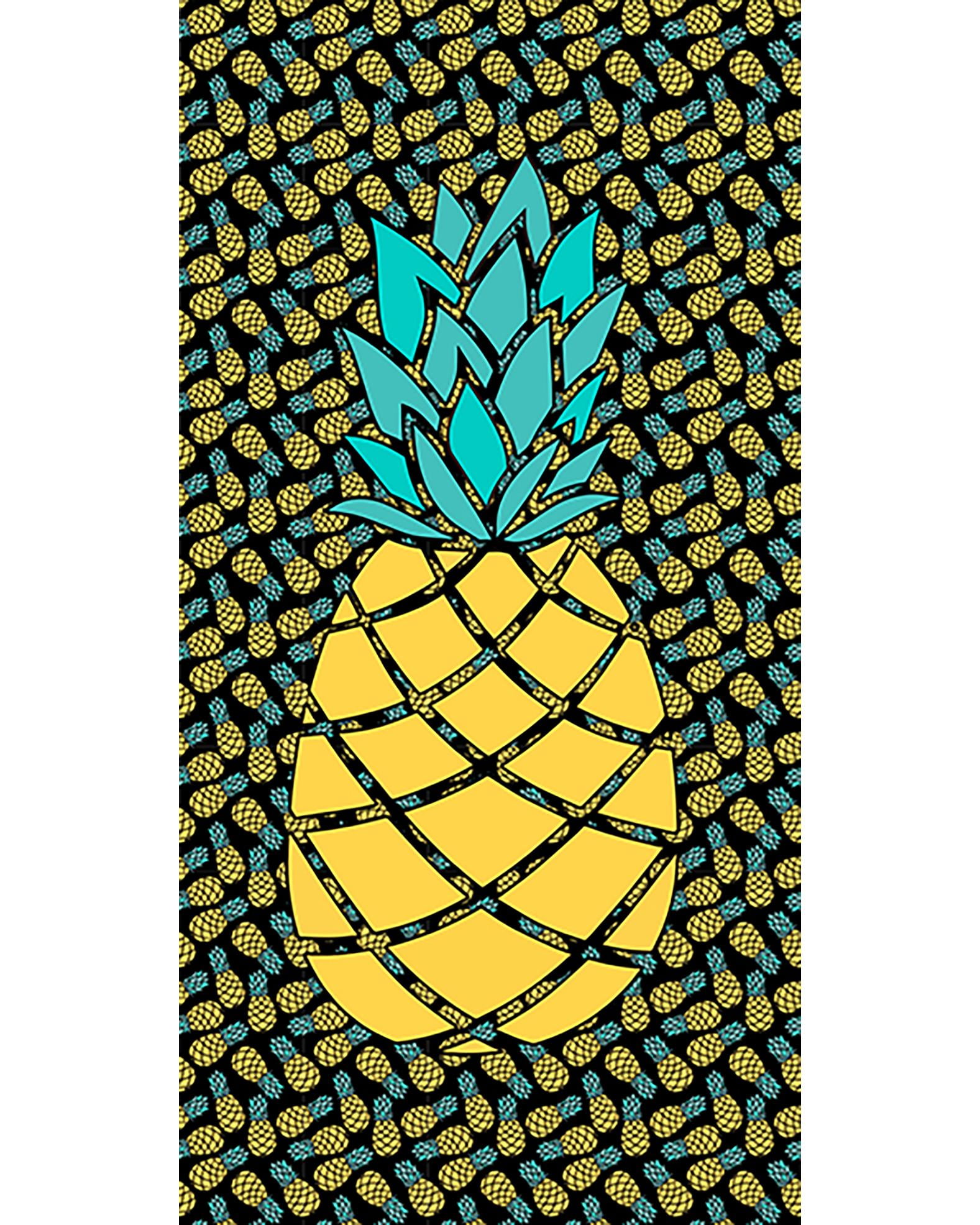 Island Gear Pineapple 30x60 Cotton Velour Beach Towel, Pineapple, Size: One Size