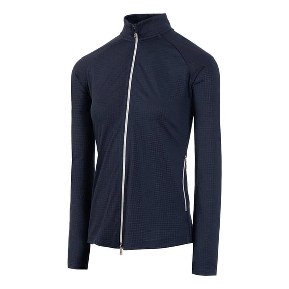 Island Green Womens Embossed Full Zip Jacket