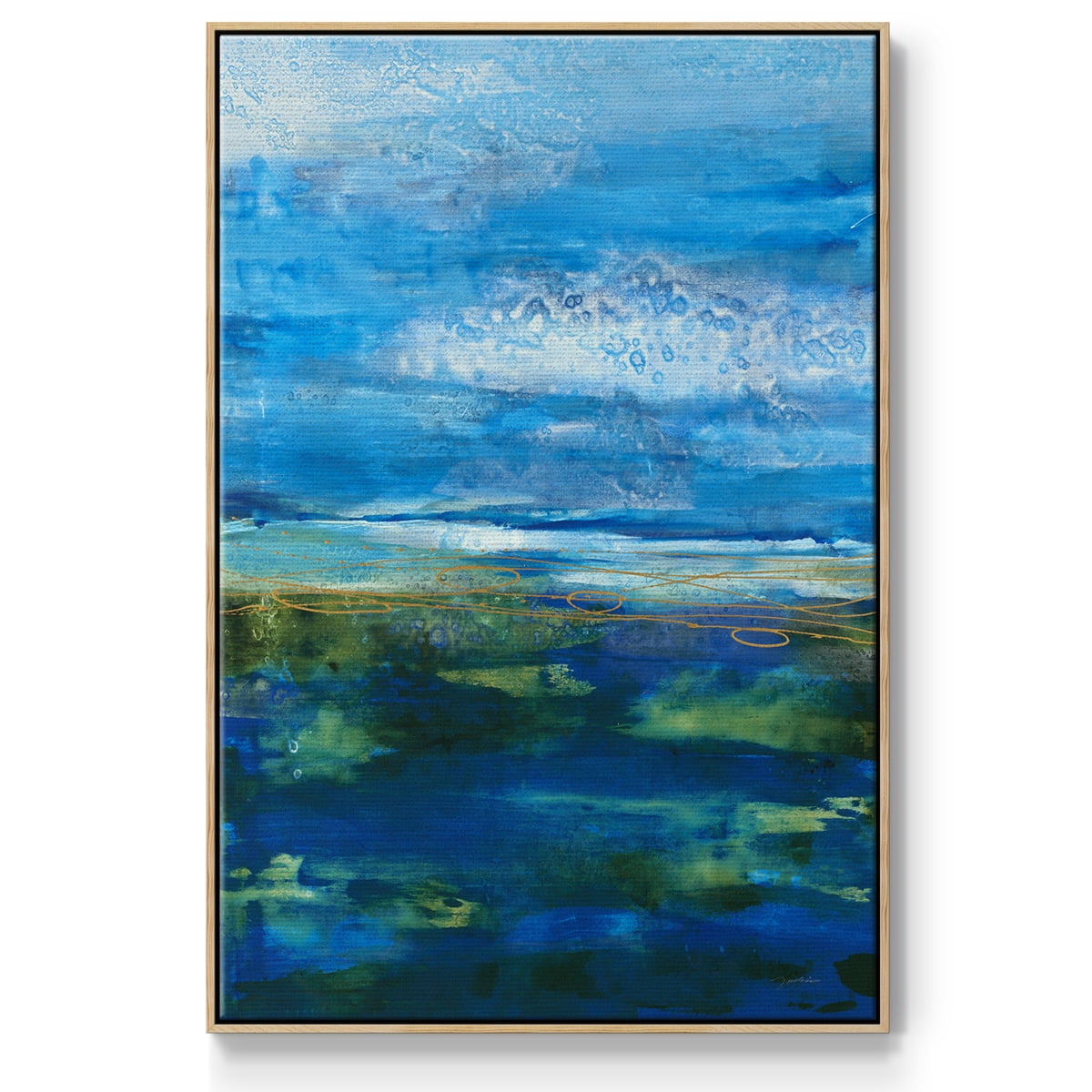 Island Groove Framed Premium Gallery Wrapped Canvas - Ready to Hang