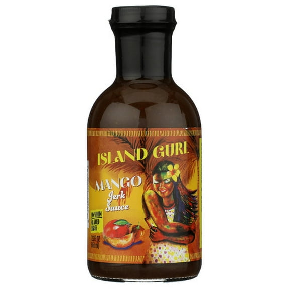 Island Gurl Mango Jerk Sauce 12 oz (Pack of 12)