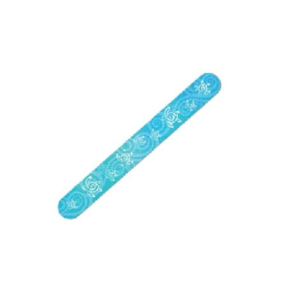 Island Heritage Teal Honu Swirl Emery Board Nail File