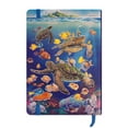 thumbnail image 1 of Island Heritage Hi Foil Notebook with Band Large, Ocean of Friends, 1 of 1
