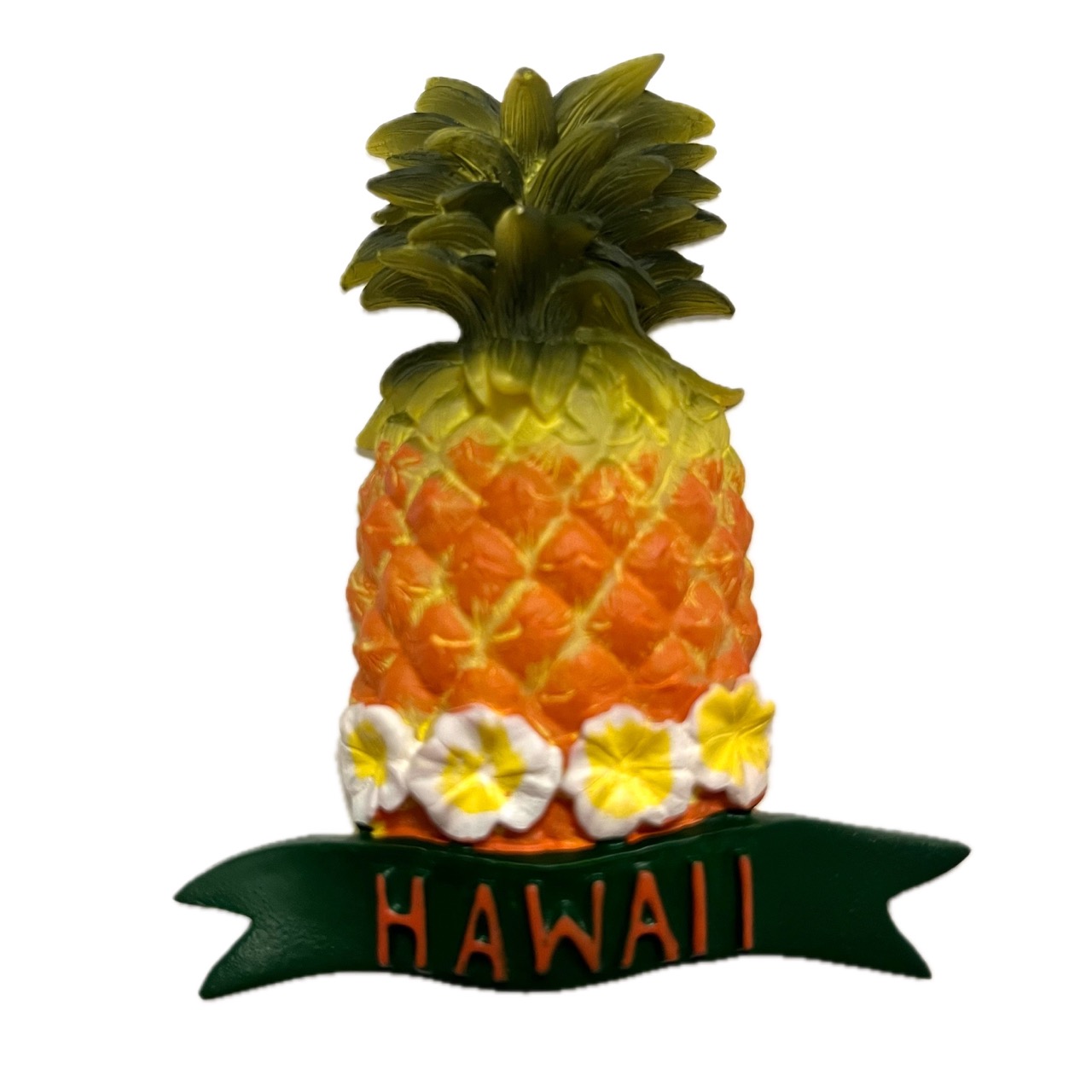 Island Heritage Polyresin Refrigerator Magnet Large Pineapple