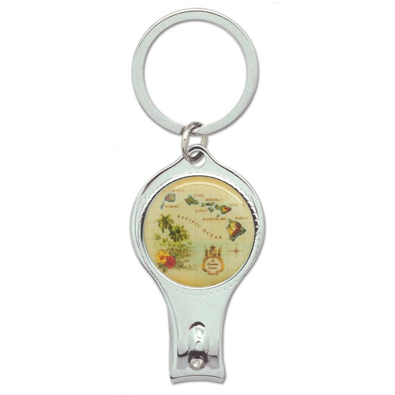 Island Heritage Nail Clipper Keychain Islands of Hawaii