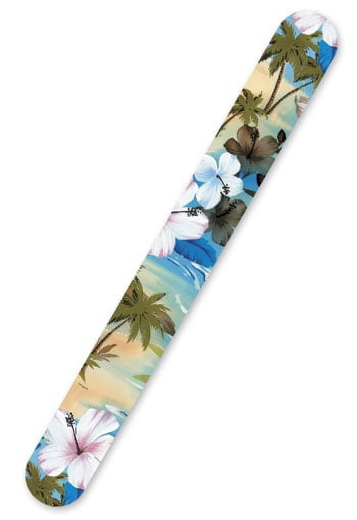 Island Heritage Oblong Hibiscus Palm Emery Board Nail File