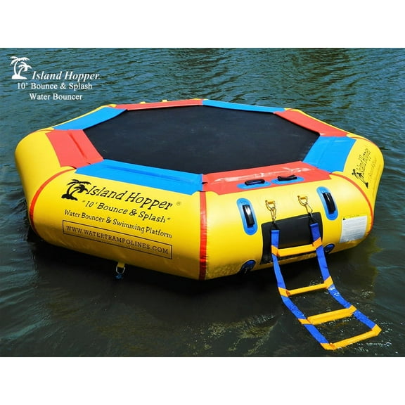 Island Hopper 10' Bounce N Splash Padded Water Bouncer (Water Bouncer Only)