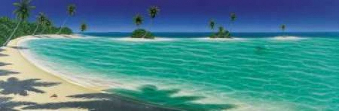 Island Hopping Canvas Art - Dan Mackin (8 x 24)