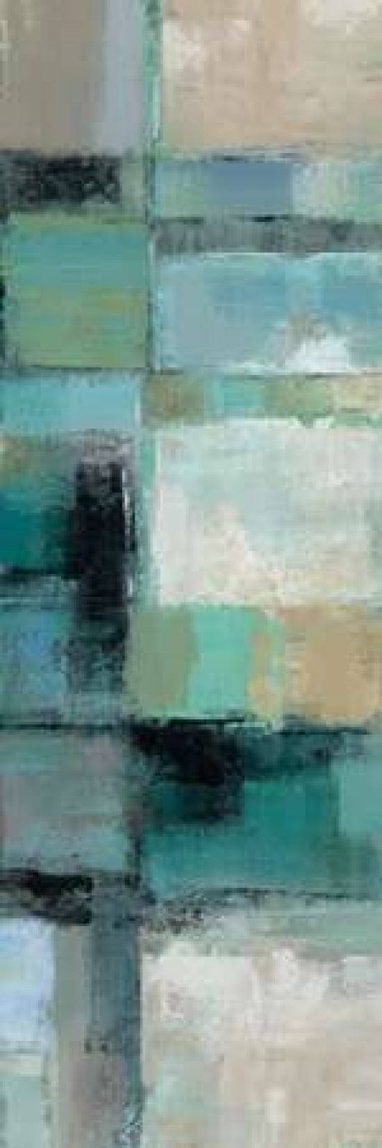 Island Hues Panel I Canvas Art - Silvia Vassileva (8 x 24)