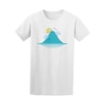 thumbnail image 1 of Island In The Sea Clouds Birds Sun Tee - Image by Shutterstock, 1 of 2