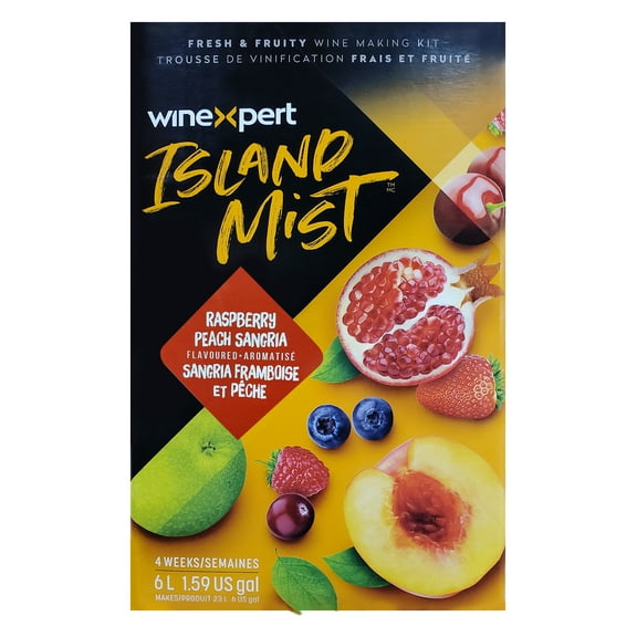Island Mist Raspberry Peach Wine Kit