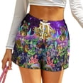 thumbnail image 1 of Island My Singing Monsters Women's Leg Shorts Drawstring Elastic High Waist Loose Short Summer Home Beach Holiday Sweat Shorts With Pockets For Lady Girls, 1 of 6