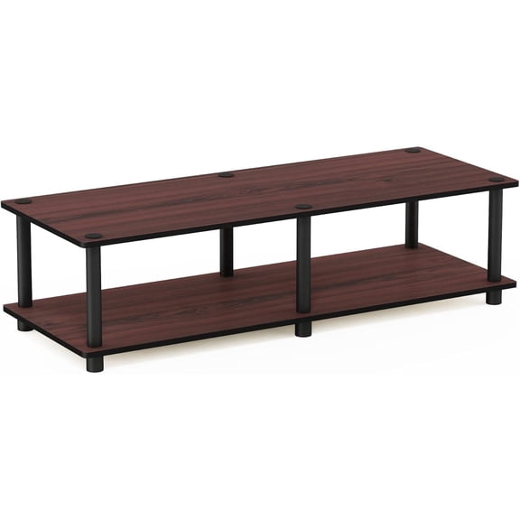 Island Oasis 60 Inch No Tools TV Stand Sturdy and Functional Entertainment Console Unit for TVs