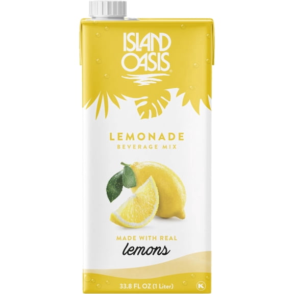 Island Oasis Lemonade Beverage Mix, 33.8 fl oz (1 Liter)