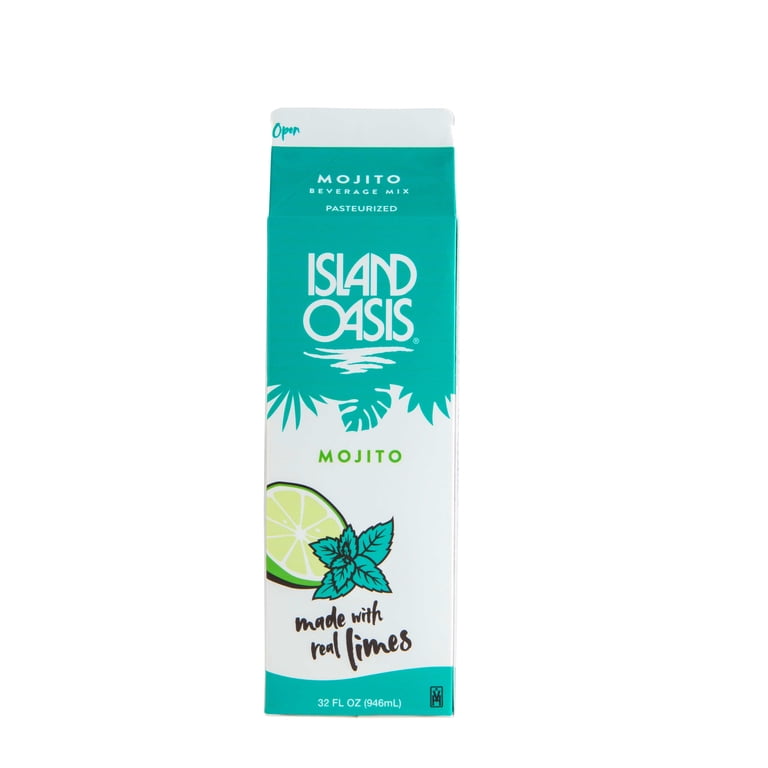 Island Oasis Mojito Drink Mixers, 32 Fluid Ounce Beverage - 12 per