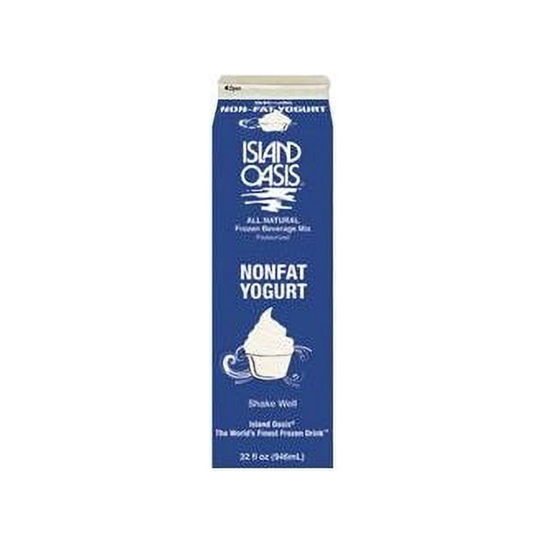 Island Oasis Non Fat Yogurt, 32 Ounce 12 per case. - Walmart.com