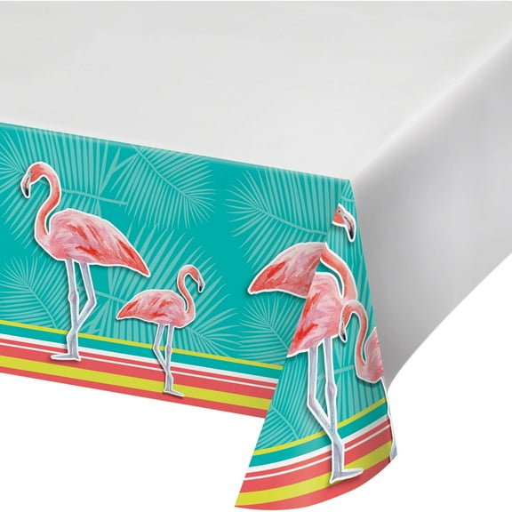 Island Oasis Plastic Tablecloth