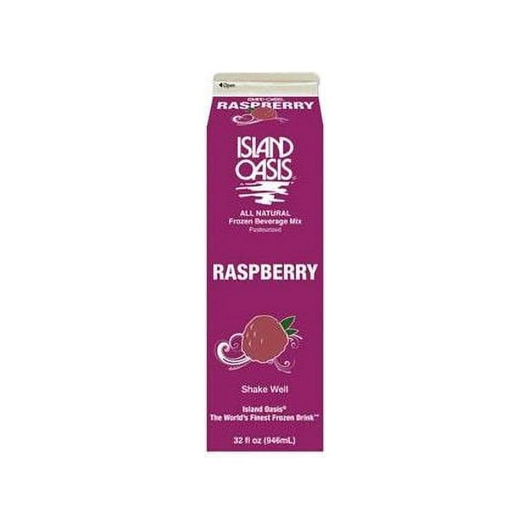 Island Oasis Red Raspberry Beverage Mix, 32 Fluid Ounce 12 per case. -  Walmart.com