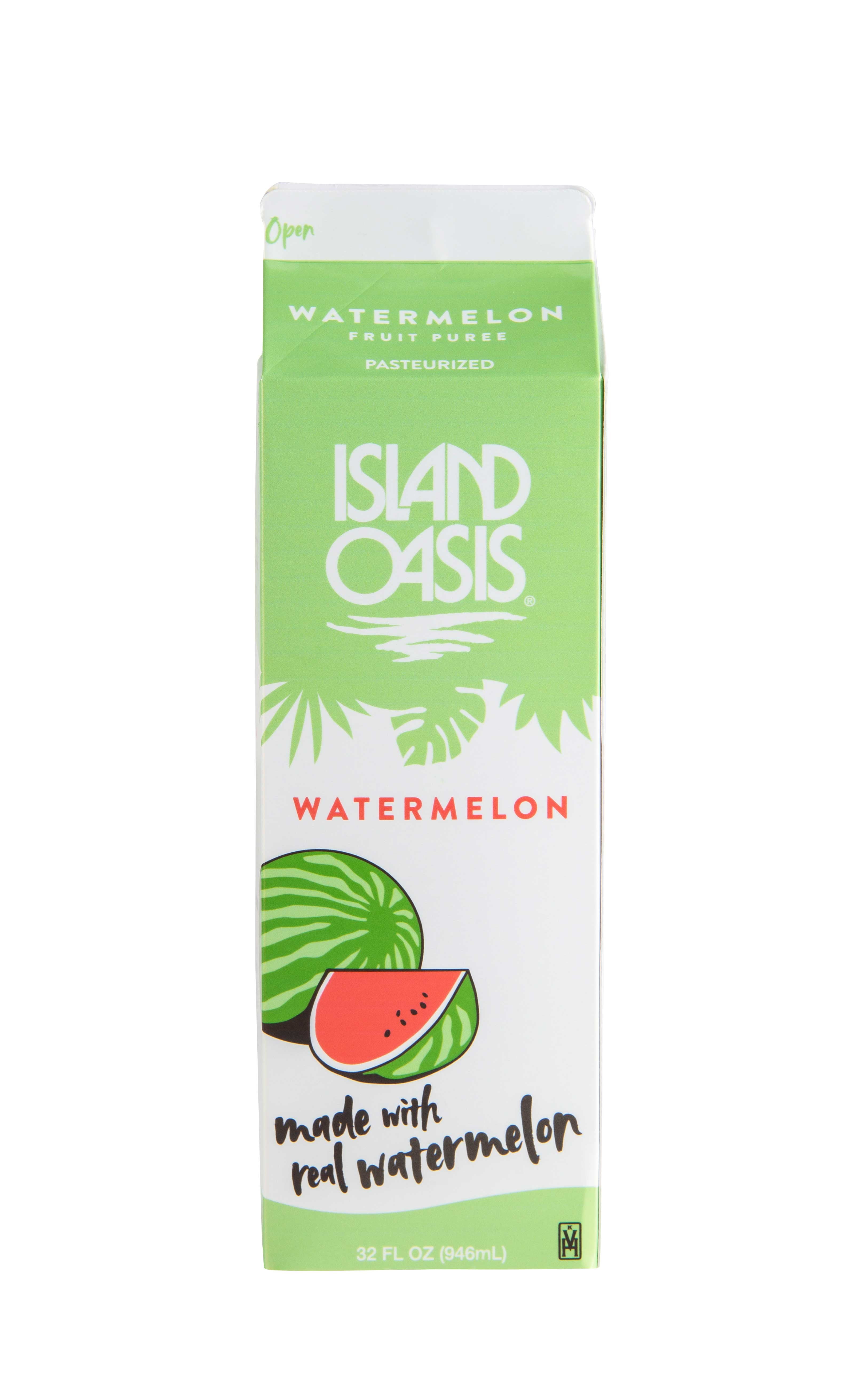 Island Oasis Watermelon Beverage Mix, 32 Fluid Ounce - 12 per case