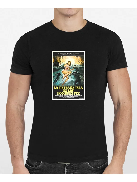 Island Of Fishmen 02 Movie Poster Graphic T Shirt Men or Women NEW