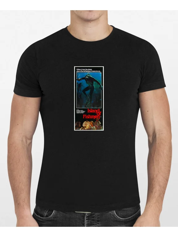 Island Of Fishmen 03 Movie Poster Graphic T Shirt Men or Women NEW