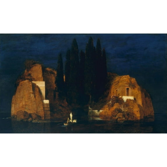 Island Of The Dead Fine Art (24 x 18)