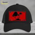 thumbnail image 1 of Island Palms Novelty License Plate Hat Mesh Black, 1 of 1