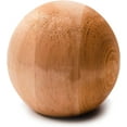 thumbnail image 1 of Island Post Cap Round Cedar 4.5″ Ball with Flat Spot (1 piece), 1 of 1