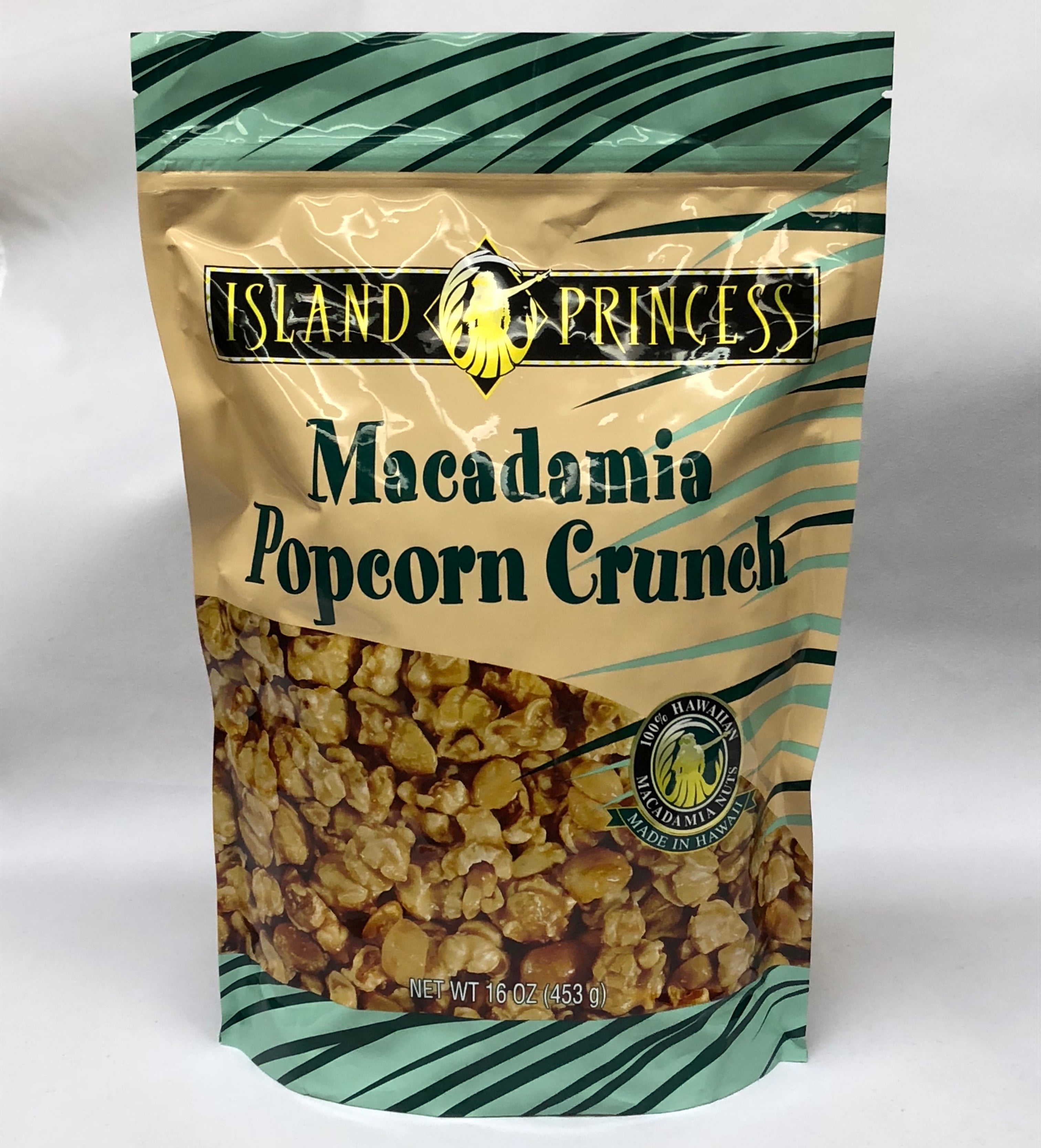 ナッツボン  Island Princess Macadamia Nut Popcorn Crunch Tub