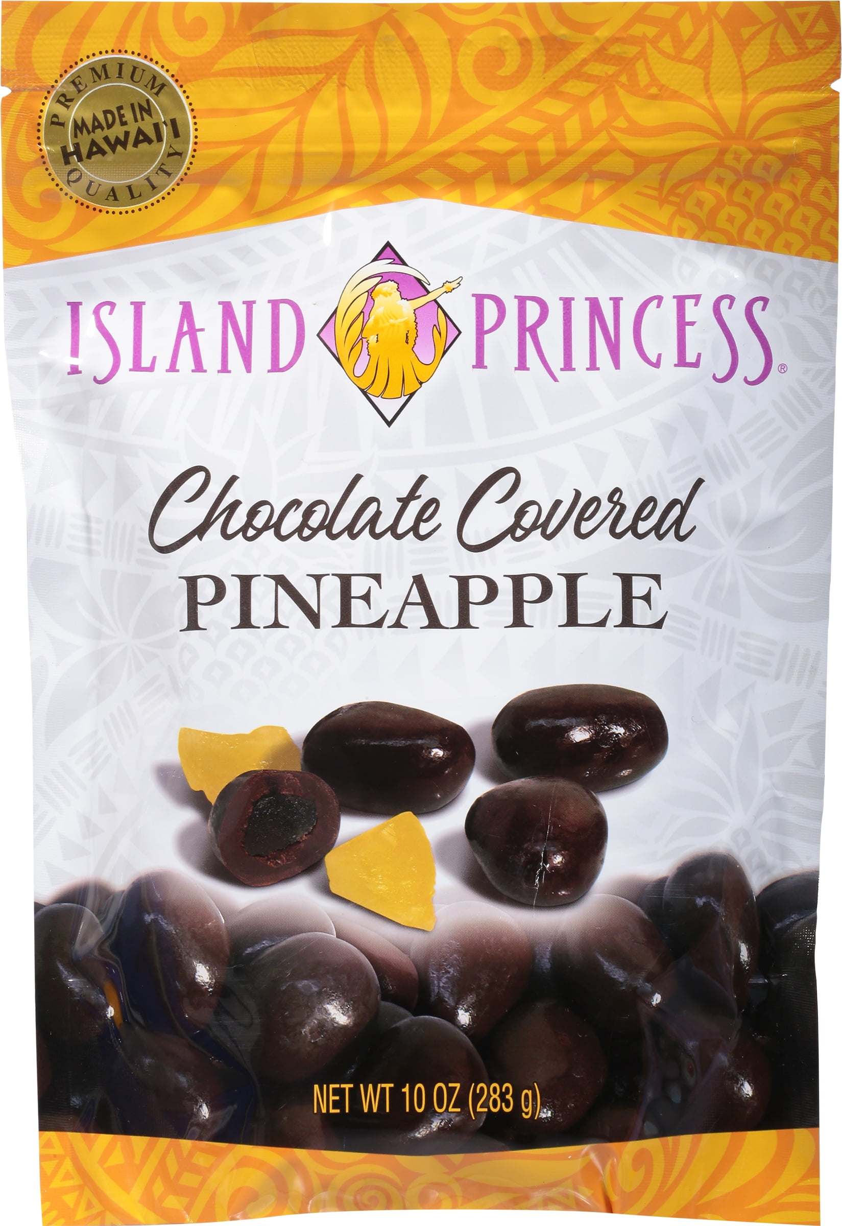 Island Princess Chocolate Covered Pineapple, 10 oz.